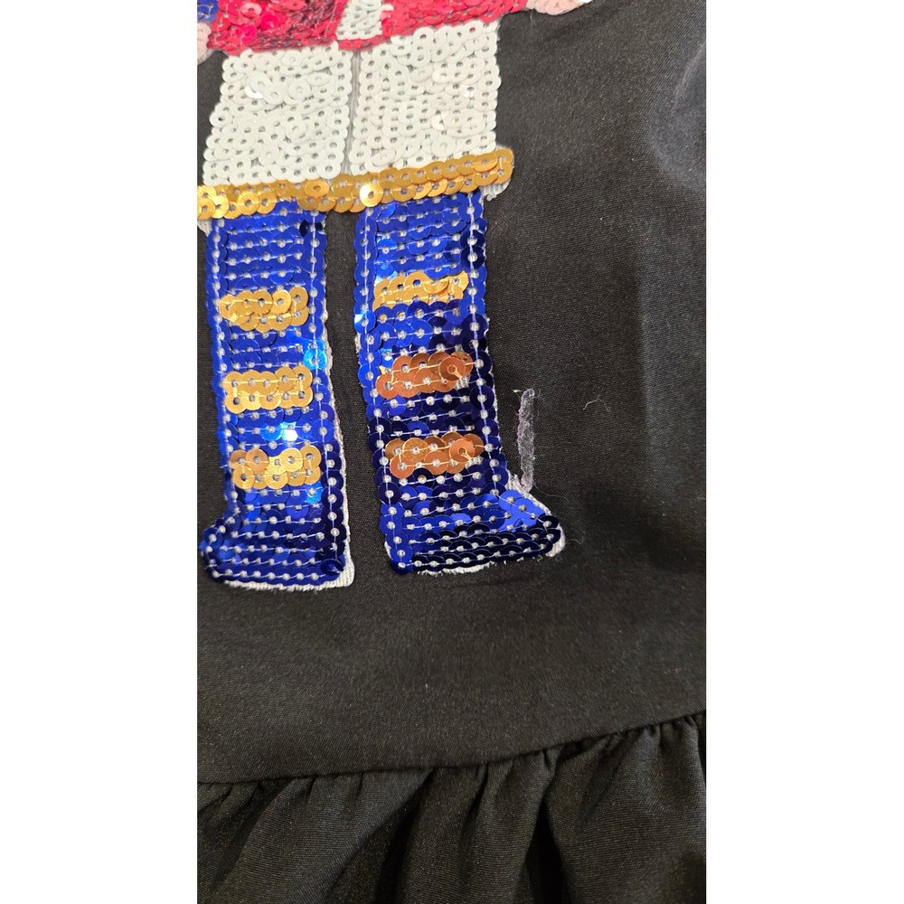 Black Nutcracker Sequin Collar Tiered Ruffle Butt… - image 8